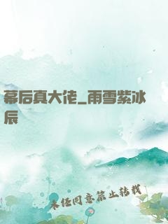幕后真大佬