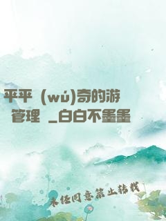 平平無(wú)奇的游戲管理員