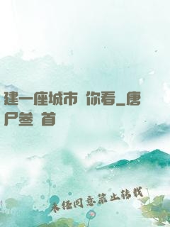 建一座城市給你看