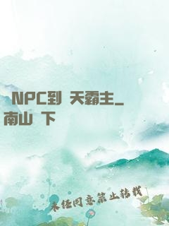 從NPC到諸天霸主