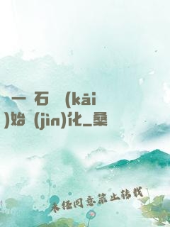 從一塊石頭開(kāi)始進(jìn)化