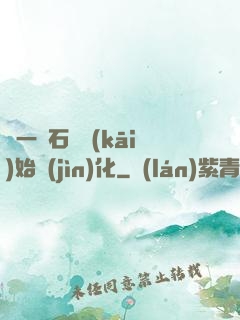 從一塊石頭開(kāi)始進(jìn)化