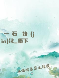 從一塊石頭開始進(jìn)化