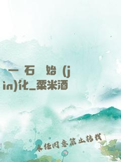 從一塊石頭開始進(jìn)化