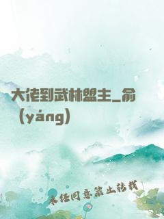 從大佬到武林盟主