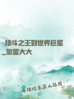 從格斗之王到世界巨星