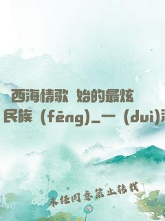 從西海情歌開始的最炫民族風(fēng)