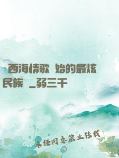 從西海情歌開始的最炫民族風