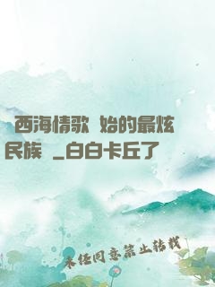 從西海情歌開始的最炫民族風