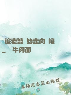 從追老婆開始走向巔峰