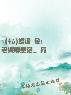復(fù)婚通緝令：老婆哪里跑