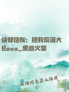 快穿炮灰：拯救反派大Boss