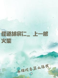 怪道胡宗仁