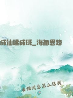 成仙速成班