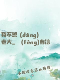 我不想當(dāng)老大