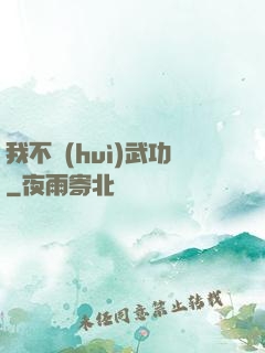 我不會(huì)武功