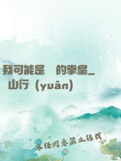 我可能是開掛的拳皇