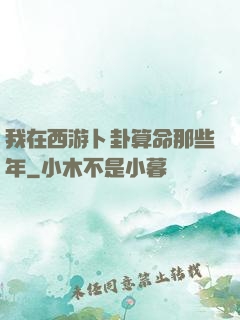 我在西游卜卦算命那些年