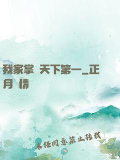 我家掌門天下第一
