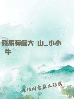 我家有座大礦山