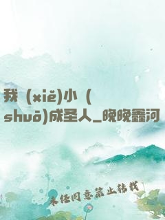 我寫(xiě)小說(shuō)成圣人