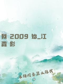 我從2009開始
