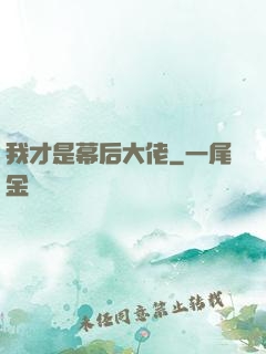 我才是幕后大佬