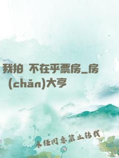 我拍戲不在乎票房