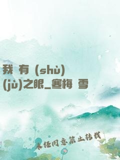 我擁有數(shù)據(jù)之眼