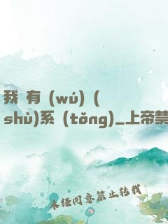 我擁有無(wú)數(shù)系統(tǒng)