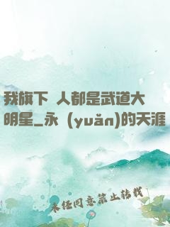 我旗下藝人都是武道大明星