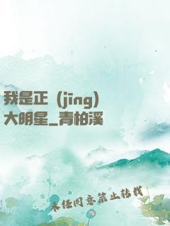 我是正經(jīng)大明星