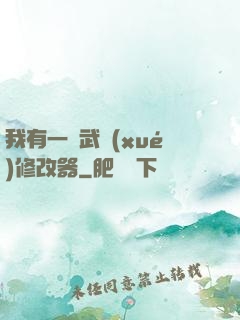 我有一個武學(xué)修改器