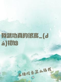 我武功真的很高