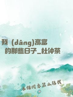 我當(dāng)高富帥的那些日子