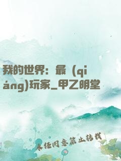 我的世界：最強(qiáng)玩家