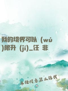 我的境界可以無(wú)限升級(jí)