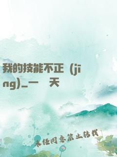 我的技能不正經(jīng)