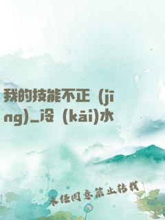 我的技能不正經(jīng)