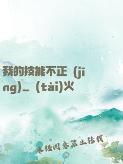 我的技能不正經(jīng)