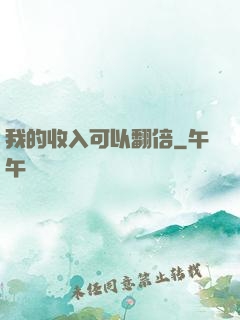 我的收入可以翻倍