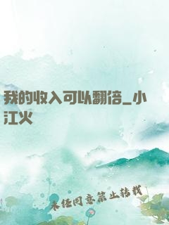 我的收入可以翻倍
