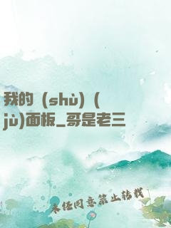 我的數(shù)據(jù)面板