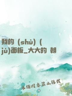 我的數(shù)據(jù)面板