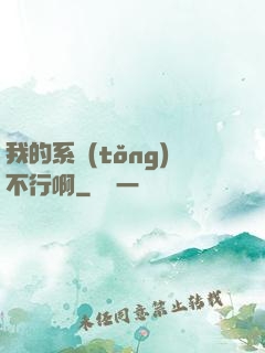 我的系統(tǒng)不行啊