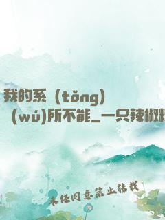 我的系統(tǒng)無(wú)所不能
