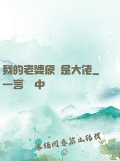 我的老婆原來是大佬