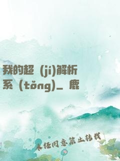 我的超級(jí)解析系統(tǒng)