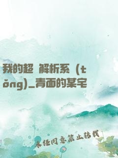 我的超級解析系統(tǒng)