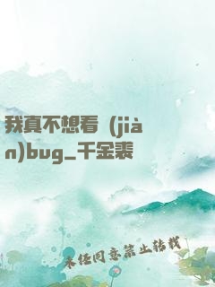 我真不想看見(jiàn)bug